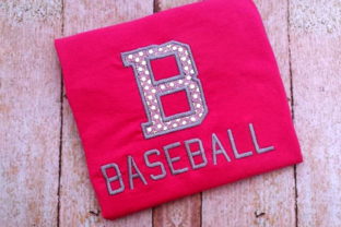 B for Baseball Applique: Review for Handmade Gifts