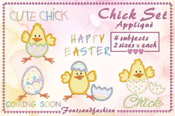 Chick Set Appliquè: A Designer's Review for Seasonal Stitching