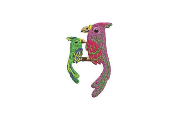 Mom and Baby Parrots: A Hands-On Embroidery Review