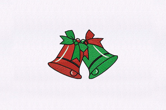 Red and Green Bells: A Holiday Embroidery Review