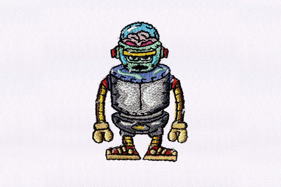 Robot Embroidery Design Review for Handmade Gifts