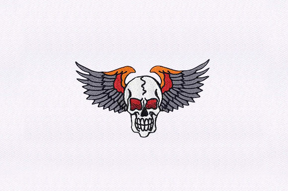 Wings Human Skull: A Seasonal Embroidery Review